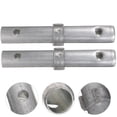 thumbnail image 1 of WEUVEB 2 Pcs Raccords d'Échafaudage en Fer pour Utilisation par les Travailleurs, 1 of 7