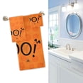thumbnail image 3 of Halloween Boo Pattern with Black Cat Witch Pumpkin Soft Set of 3 Towels, 1 Bath Towel+1 Hand Towel+1 Washcloth, Multipurpose for Bathroom, Hotel, Gym, Spa and Beach(Orange), 3 of 5