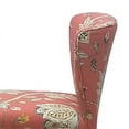 thumbnail image 6 of CRO Decor Cambodia Red Upholstered Solid Wood Dining Chair (Set of 2), 6 of 7