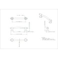 thumbnail image 3 of Elements 575-96 Syracuse 3-3/4" Center To Center Decorative Contemporary Curved Bar, 3 of 4