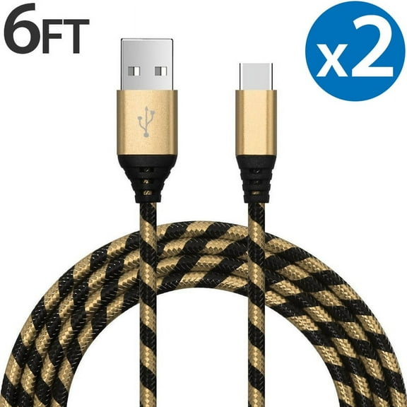 Type C Charger Fast Charging Cable USB-C Type-C 3.1 Data Sync Charger Cable Cord For Samsung Galaxy S10  S9 S8 Plus Galaxy Note 8 9 Nexus 5X 6P OnePlus 2 3 LG G5 G6 G7 V20 V30 V40 HTC M10 Google Pixel
