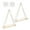 log color, variant on Set of 2 Wood Hanging Shelves for Wall, Wall Hanging Shelf, Window Plant shelves, Wood Floating Shelves Window Hanging Plant Triangle Rope Shelf Rustic for Living Room Bedroom Bathroom Kitchen
