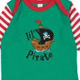 thumbnail image 4 of Inktastic Lil' Pirate Pirate Ship, Blue Bandana Boys or Girls Long Sleeve Baby Bodysuit, 4 of 5