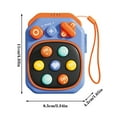 thumbnail image 2 of LLQkigsxse Perles pour Tout-Petits 2-4 Ans Jouet de Décompression Formation à la Compression des Doigts et Soulagement du Stress Sensoriel pour Exercices de Motricité Fine, 2 of 7
