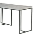 thumbnail image 4 of Magnus Wood L-Shaped Computer Desk with USB Ports, Gray, 4 of 5
