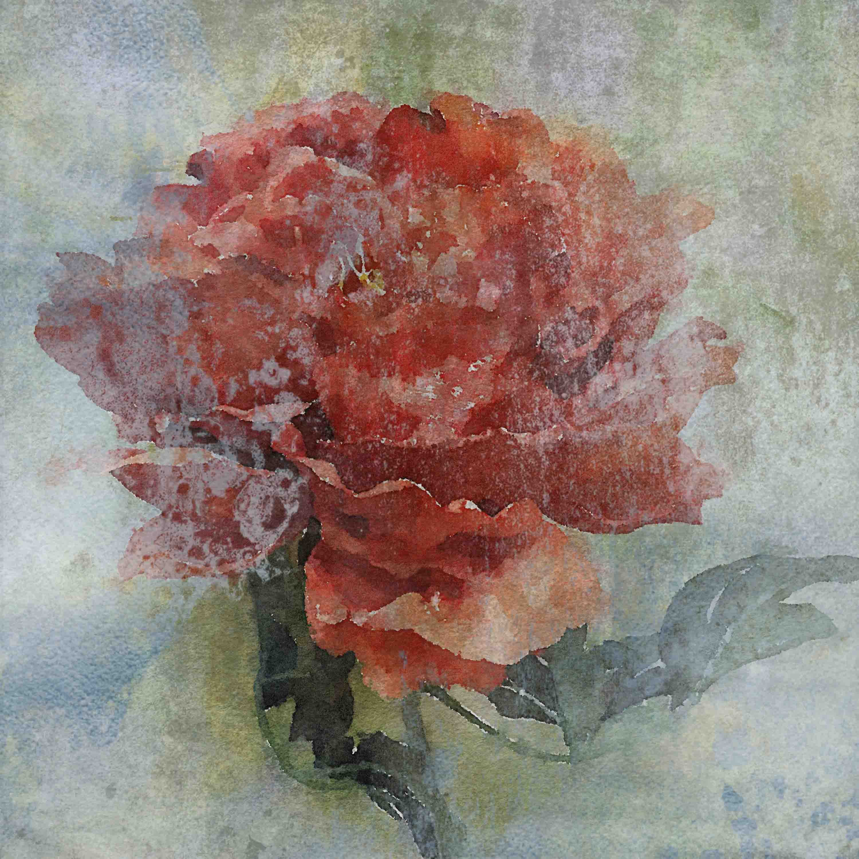 "Little Red" Painting Print on Wrapped Canvas