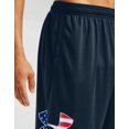 thumbnail image 5 of Under Armour Men's UA Freedom Tech Big Flag Logo Shorts 1359349-408 Academy, 5 of 5