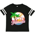 thumbnail image 3 of Inktastic I Love Florida with Ocean and Palm Trees Boys or Girls Toddler T-Shirt, 3 of 5