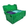 thumbnail image 4 of UBMOVE 27"x17"x12" Plastic Storage Chest, Green, 1 Pack, 4 of 9