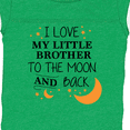 thumbnail image 4 of Inktastic I Love My Little Brother to the Moon and Back Boys or Girls Baby Bodysuit, 4 of 5