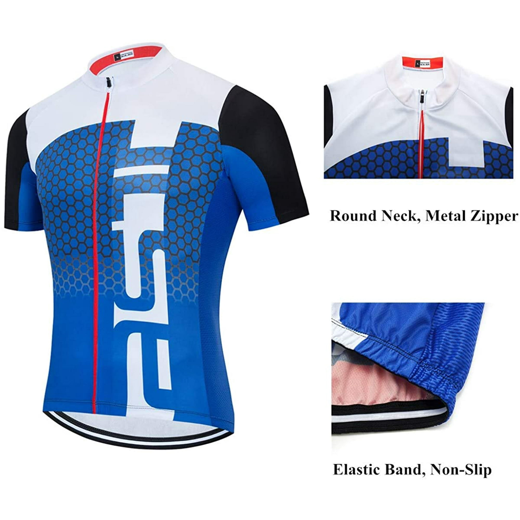 Men s Cycling Jersey Summer Boys Mountain Bike Cycling Clothing Breathable Biking Jerseys Walmart