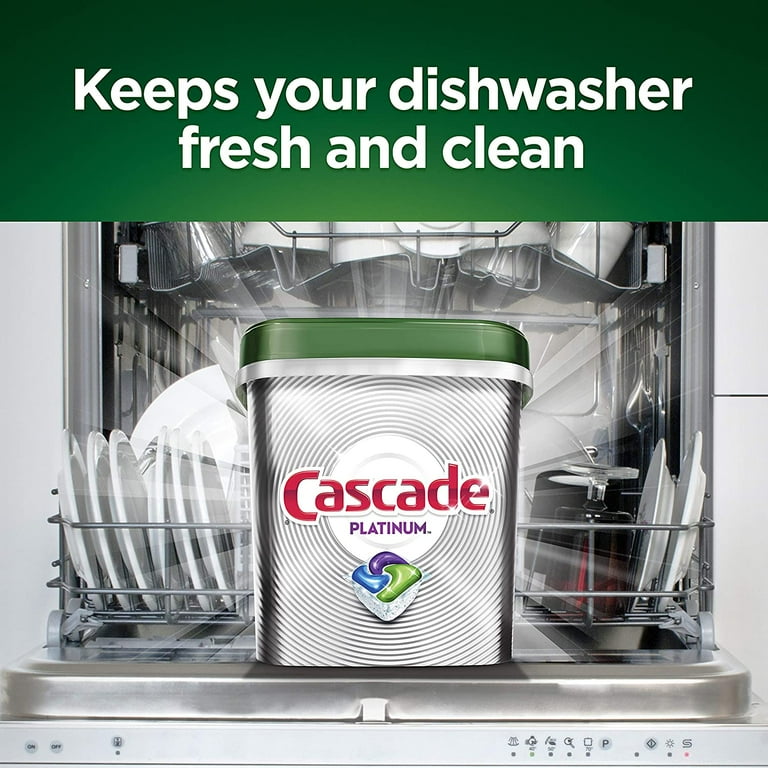 Cascade Platinum ActionPacs Dishwasher Detergent, Fresh Scent - 62 count