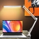 thumbnail image 2 of Lámpara de escritorio LED Lámpara de brazo oscilante con abrazadera Lámpara Regulable Cuidado Plata Yuyangstore Lámparas de escritorio, 2 of 8