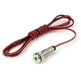 thumbnail image 2 of PLUG-N-PLAY Instrument Cluster LED Indicator Light Dash Bulbs (Silver Bezel, Green LED), 2 of 3