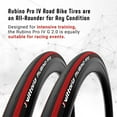 thumbnail image 3 of Vittoria Rubino Pro G2.0 Tire - 700 x 25, Clincher, Folding, Black/Blue, 150tpi, 3 of 5