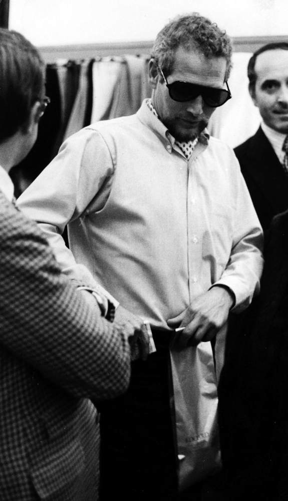 Paul Newman wearing sunglasses Photo Print