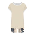 thumbnail image 6 of YueHuiYing Womens Two Piece Outfits Summer Lounge Sets Tracksuit V Neck Buttons Down Tops and Shorts Set with Pockets, 6 of 6