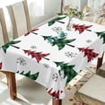 thumbnail image 4 of SKYSONIC Christmas Tree Tablecloth Waterproof Washable Polyester Square Table Cover Durable Tablecloth for Kitchen Dining Table Party Decor (54 X 72 Inch), 4 of 7