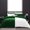 Green/White, variant on D.N.G. BEDDINGS 5 Piece Luxury Reversible Diamond Pattern Comforter Set Premium Super Soft, All Season 800 TC, 100% Egyptian Cotton Super King Size Sage/White Solid Color