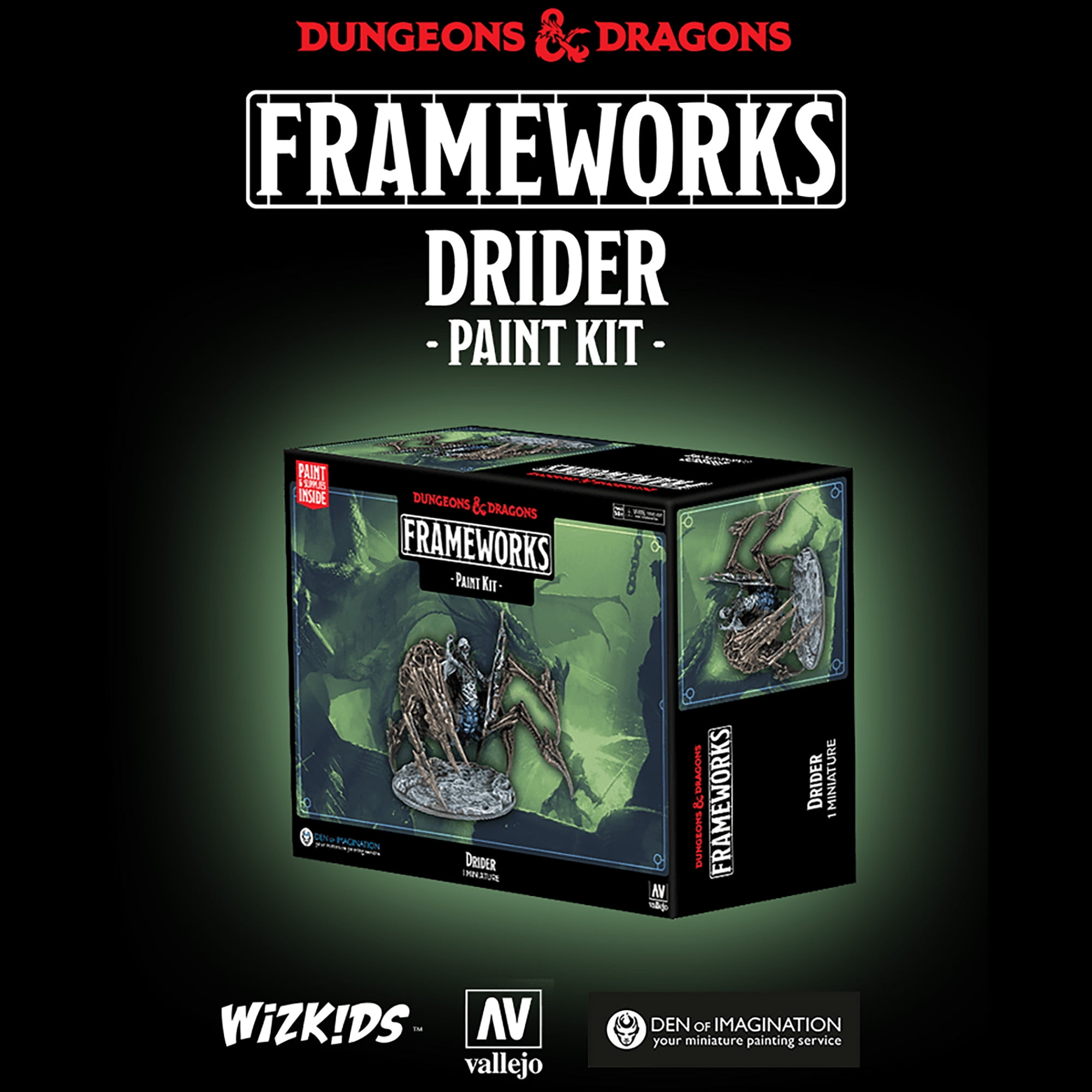 D&D Frameworks: Paint Kit - Drider – WizKids