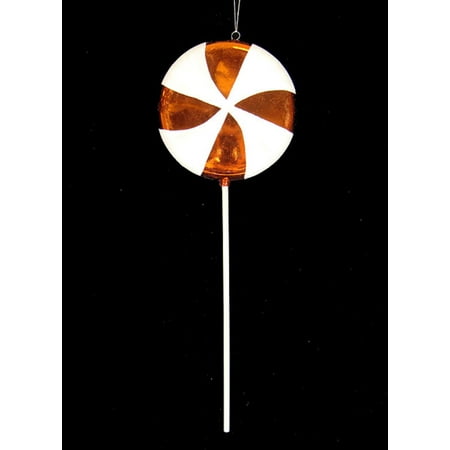 Large Candy Fantasy Orange Dreamsicle Lollipop Christmas Ornament Decoration 17