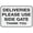 Warning Sign 2, variant on Deliveries Arrow Right Sign Safe Sign, Signs Outdoor, 8"x12", Sign For Home, Business, Driveway Alert