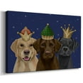 thumbnail image 3 of Christmas Labradors, Three Kings- Gallery Wrapped Canvas, 3 of 9