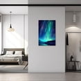 thumbnail image 3 of ZHONGYUTONG Northern Lights Wall Art Aurora Borealis Painting Forest Mountain Canvas Prints Nature Landscape Home Decor Framed (20.00" x 30.00"), 3 of 6