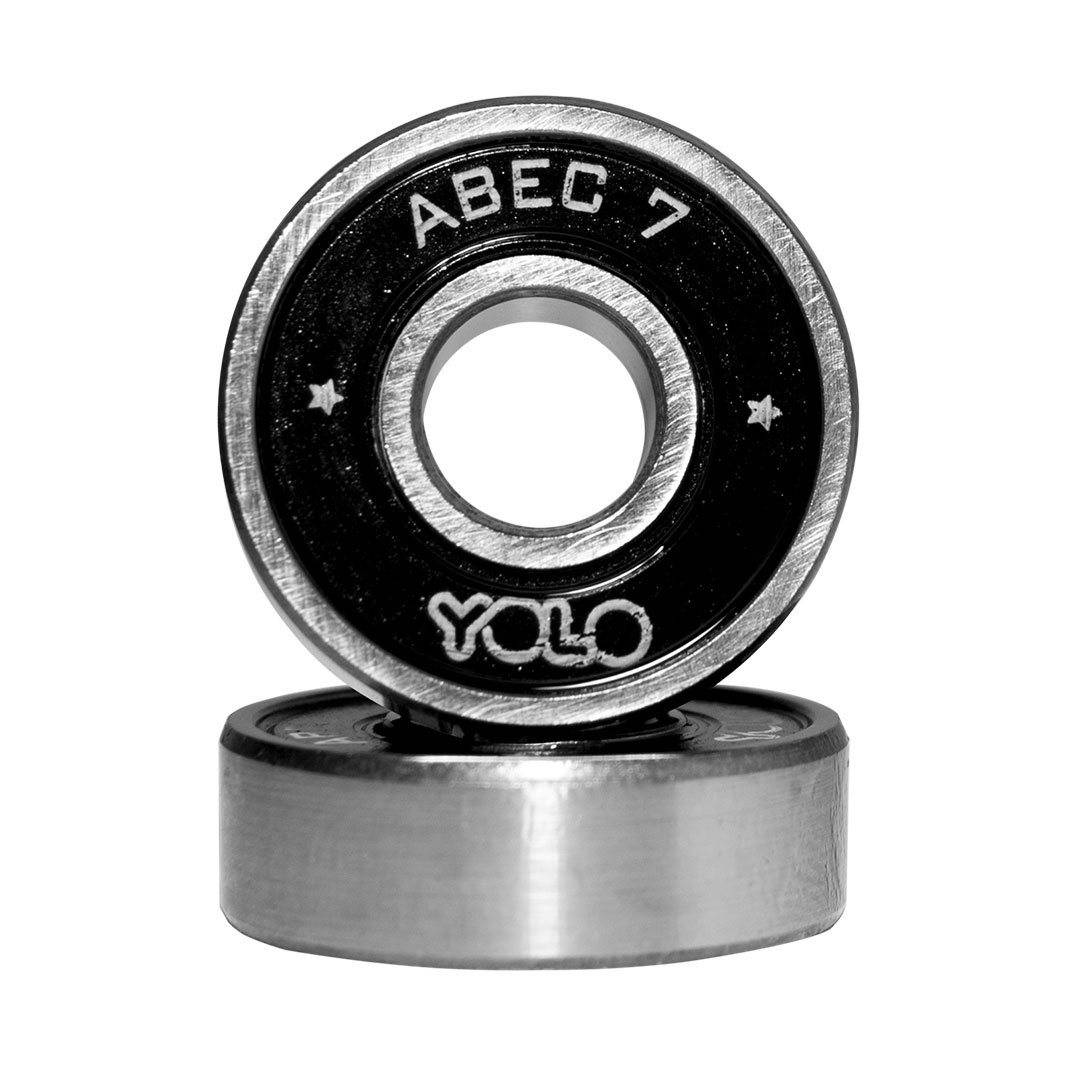 YOLO Roller Skate Bearings ABEC 7 (Quantity 8pk)