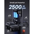 thumbnail image 4 of Compresor de aire portátil UGREEN para inflar neumáticos, 150 psi, con luz LED, 4 of 9