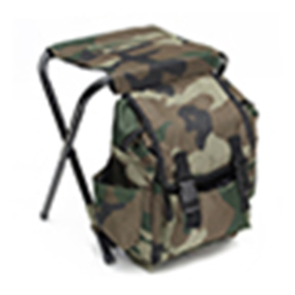 Rodiuiu Portable Outdoor Camouflage Folding Chair Backpack Camping Fishing Accessories