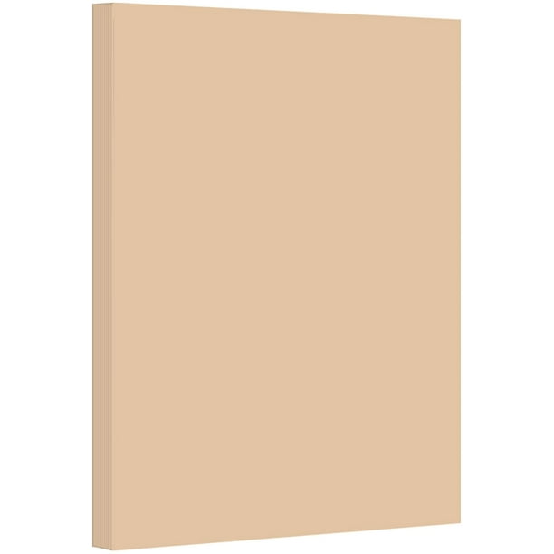 Tan Pastel Color Card Stock Paper, 67lb Cover Medium Weight Cardstock