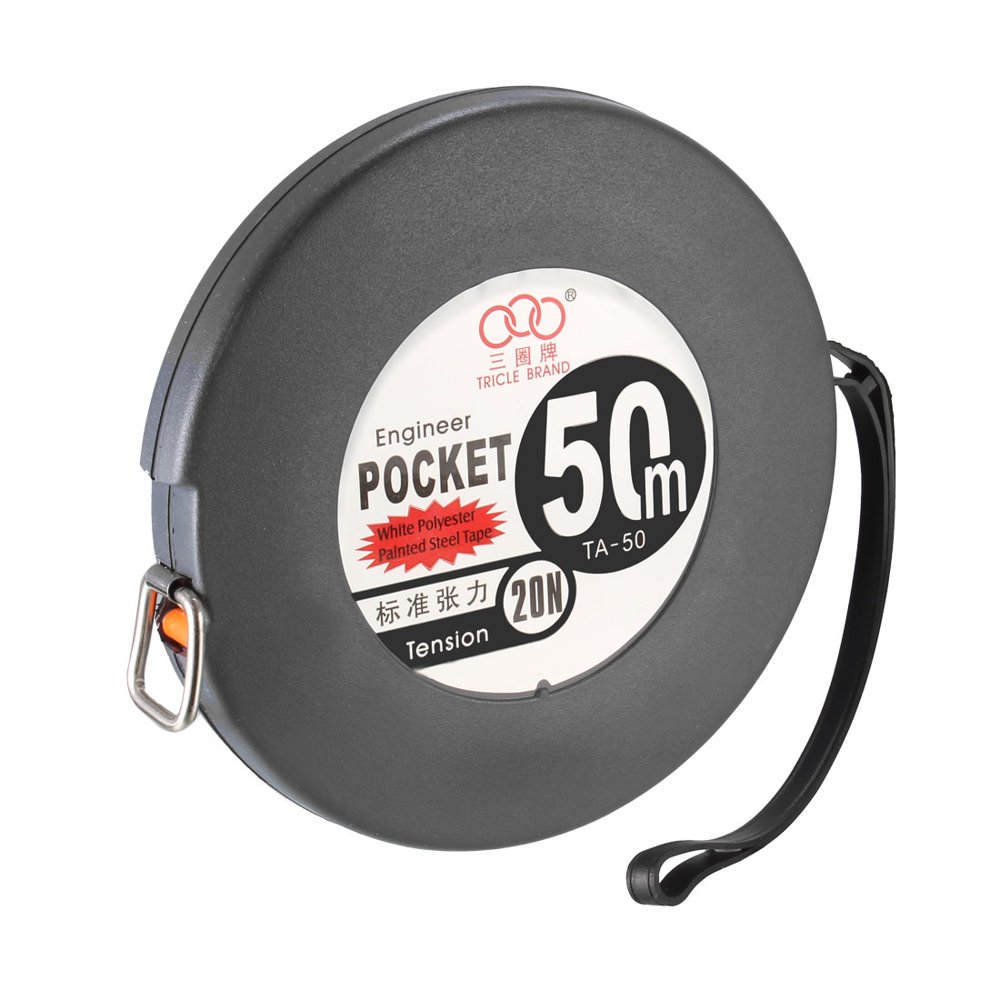 Uxcell 50 Meters Measuring Tape Retractable Metric Tape Measure Ruler