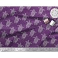 thumbnail image 2 of Soimoi Rayon Fabric Turtle Block Print Sewing Fabric Yard 56 Inch Wide, 2 of 3