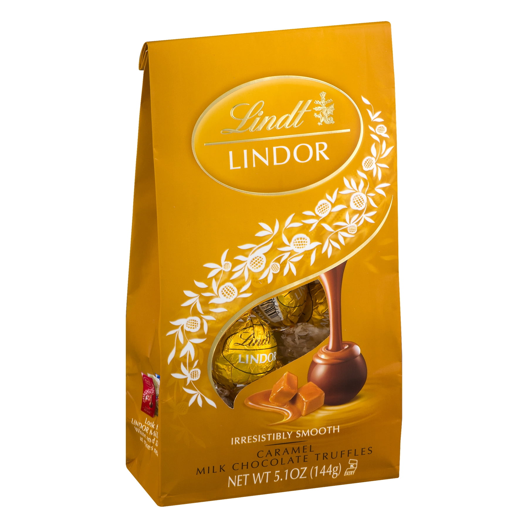 Lindt Lindor Caramel Milk Chocolate Truffles 5 1 Oz