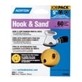 thumbnail image 1 of Disco de lijado Norton Hook & Sand, óxido de aluminio, 5 pulgadas, 60 g, 25 unidades, 1 of 1