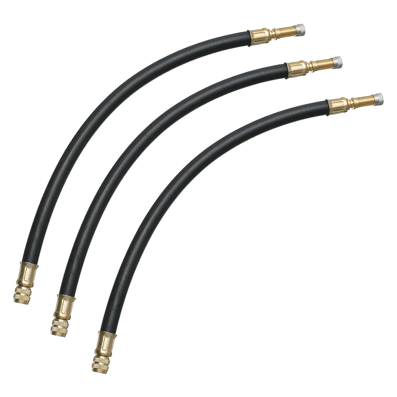 3 Pcs 12 Inch 300mm Flexible Rubber Tire Valve Stem Extension Car