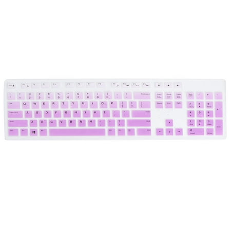 NICEXMAS 1 Pc Silicone Keyboard Protective Cover Compatible for Dell KB216 Wired Keyboard