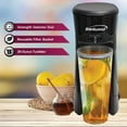 thumbnail image 3 of Brentwood Single-Serve Iced Coffee and Tea Maker with Reusable Filter, KT-2121BK, 3 of 7