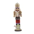 thumbnail image 2 of Nutcracker Figure 14 inch Wooden Crafts Figurine Christmas Decorative Nutcracker A, 2 of 9