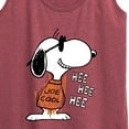 thumbnail image 3 of Peanuts - Joe Cool Hee Hee Hee - Women's Racerback Tank Top, 3 of 6