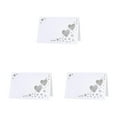 thumbnail image 3 of Maytalsory 1/2/3/5 50pack/lot Add Touch Of Class With Wedding Elegant Name Cards Smooth Surface white 3PCS, 3 of 6