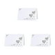 thumbnail image 4 of Naiovety 50 paquete/lote personalizar decoraciones de con corazón hueco nombre lugar tarjetas boda nombre tarjetas blanco Type1 NO1, 4 of 6