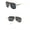 Black, variant on Mens UV400 Protection Sunglasses Goggle Eyewear with Acrylic Lenses and Plastic Metal Frame Driving Glasses 59MM Lens