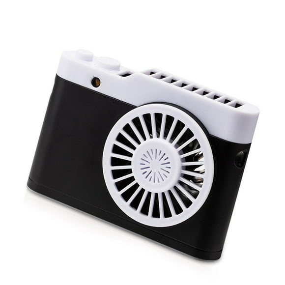 Advancent Ventilador pequeño de cuello colgante, ventiladores eléctricos ajustables de 3 velocidades para oficina, gimnasio, trabajo de viaje, accesorios Electrodomésticos Negro Advancent HA065100-01B