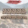 thumbnail image 4 of ZIATUBLES 2-Piece Vintage Leopard Print UTV Seat Covers – Universal Fit, Scratch-Resistant Polyester Protector Set for Kawasaki Mule 3000/3010/3020 Bench Seats, Easy Installation & Clean, 4 of 8