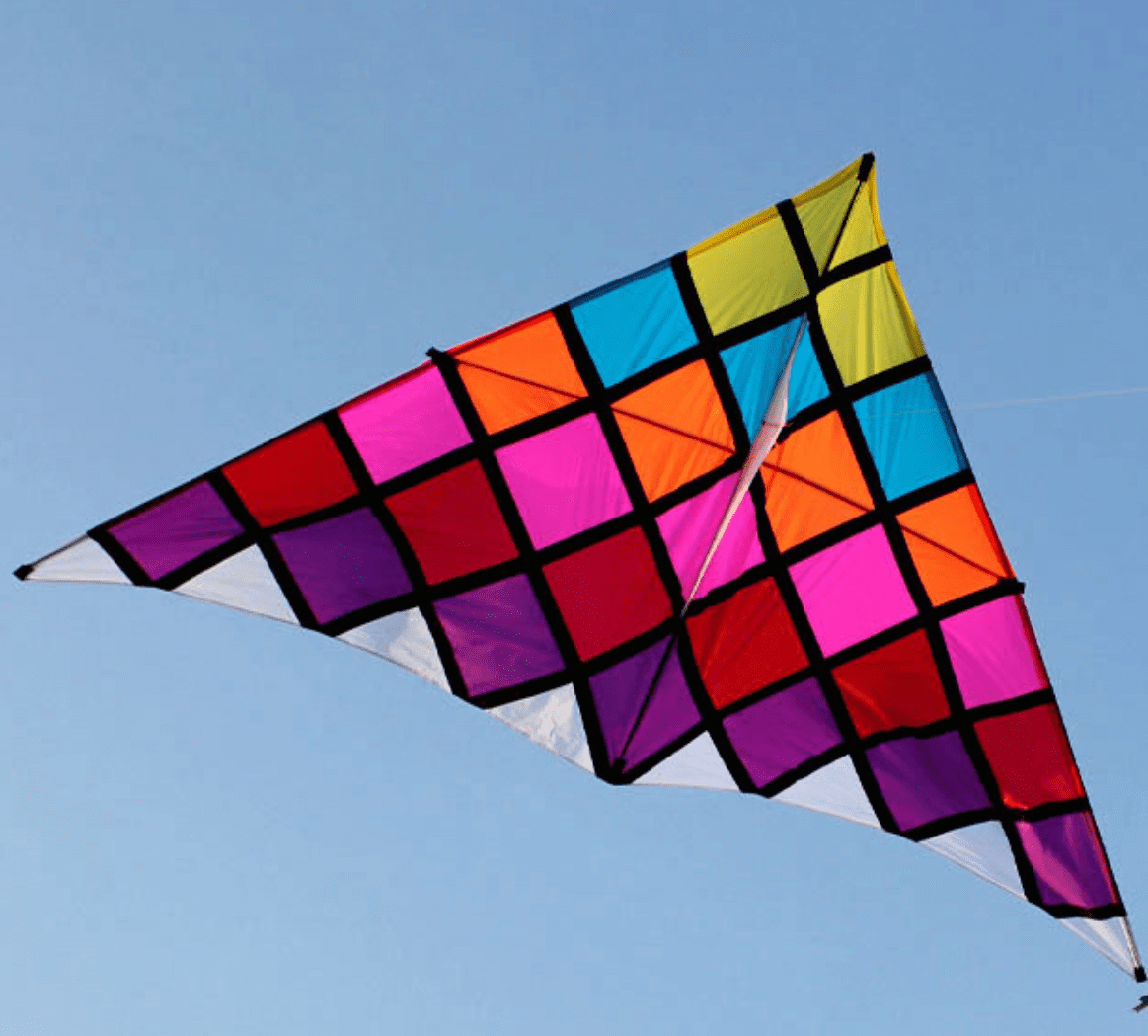 HENGDA KITE for Adult Clourful Block Large Kite Outside Sports Toy  Polyester