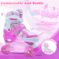 thumbnail image 2 of JZY Children's Adjustable Roller Skates for Boys & Girls – Full Light-Up Wheels, Suitable for Beginners Aged 5-8 & 8-12, Ideal for Indoor & Outdoor Sports, 2 of 6