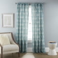 thumbnail image 5 of Lanco Evelyn Rod Pocket Single Window Curtain Panel, Rod Pocket, 1.5", Semi-Sheer, Teal, 50 x 84", 5 of 5
