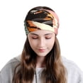 thumbnail image 6 of Pofeuu Colorful Cat With Flowers Print Multifunction Beanie Hat for Men Women Fashion Scarf Soft Stretch Skull Cap, 6 of 8